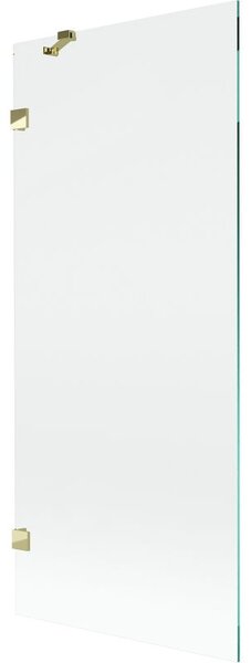 Mexen Lunar parawan nawannowy 1-skrzydłowy 80 x 150 cm, transparent, złoty - 897-080-000-50-00