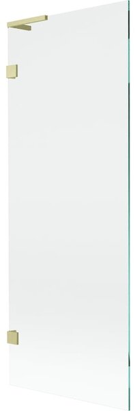 Mexen Lunar L parawan nawannowy 1-skrzydłowy 70 x 150 cm, transparent, złoty szczotkowany - 897L-070-000-55-00