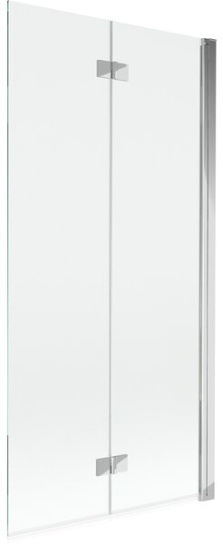 Mexen Mist parawan nawannowy 2-skrzydłowy prawy 90 x 150 cm, transparent, chrom - 8A9-090-002-01-00-P