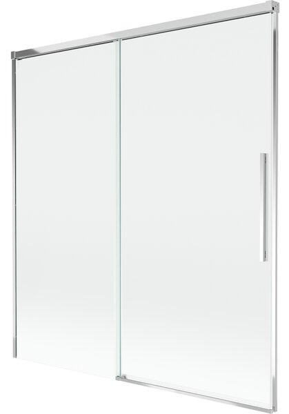 Mexen Rox parawan nawannowy 2-skrzydłowy rozsuwany 150 x 150 cm, transparent, chrom - 8C9-150-001-01-00