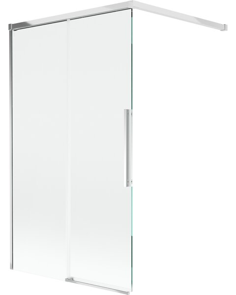 Mexen Rox parawan nawannowy 2-skrzydłowy rozsuwany 120 x 150 cm, transparent, chrom - 8C9-120-003-01-00