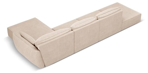 Beżowy narożnik (prawostronny) Vanda – Mazzini Sofas
