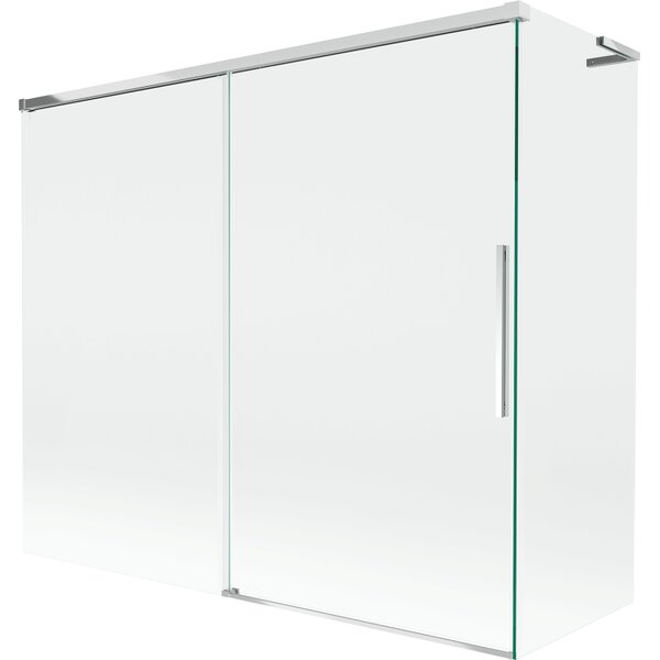 Mexen Rox L parawan nawannowy 2-skrzydłowy rozsuwany 180 + 80 x 150 cm, transparent, chrom - 8C9L-180-080-01-00