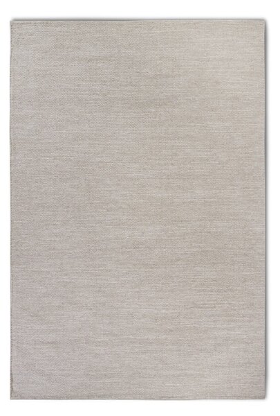 Beżowy dywan z mieszanki wełny tkany ręcznie 80x150 cm Pradesh Linen White – Elle Decoration