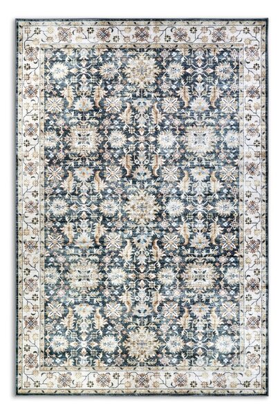 Niebieski dywan 120x160 cm Saveh Blue Cream – Elle Decoration