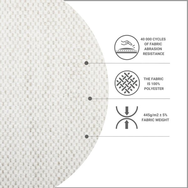 Beżowe tapicerowane łóżko dwuosobowe ze schowkiem 200x200 cm Musca – Maison de Rêve