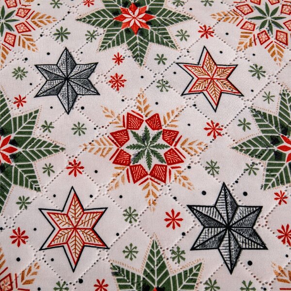Narzuta na łóżko CHRISTMAS STAR, kolorowy Rozmiar: 220 x 240 cm