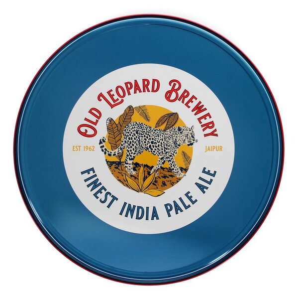 Metalowa taca ø 33 cm Old Leopard Brewery – Rex London