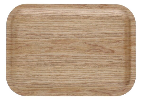 Kremowa drewniana taca dziecięca 20x28 cm Sausage dog – Rex London