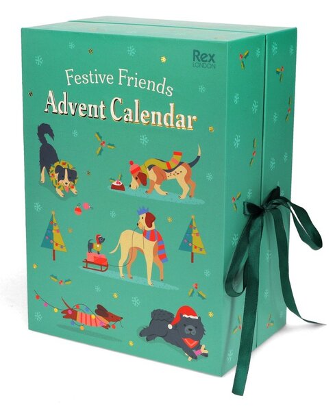 Kalendarz adwentowy 37,5 cm Festive Friends – Rex London