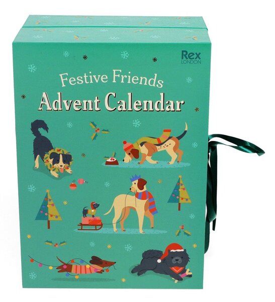 Kalendarz adwentowy 37,5 cm Festive Friends – Rex London