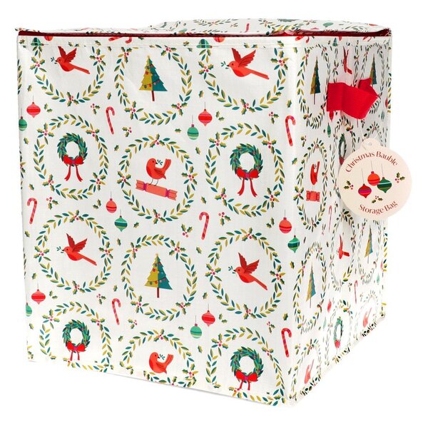 Pojemnik do przechowywania ubrań z plastiku z recyklingu 32x32x35 cm Classic Christmas – Rex London