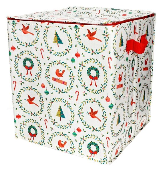 Pojemnik do przechowywania ubrań z plastiku z recyklingu 32x32x35 cm Classic Christmas – Rex London