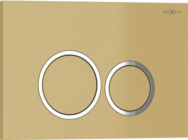 Mexen Tex 01 przycisk spłukujący, złoty - 6101-06