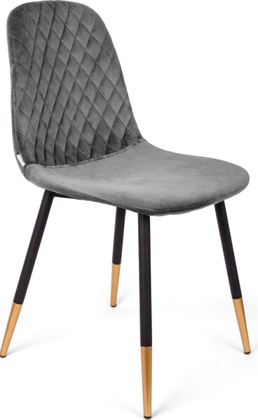 Krzeso welurowe do salonu Krzeso do jadalni Fotel 44x52x85 HOMLA