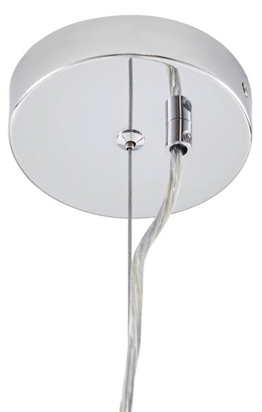 Lucande Lampa wisząca Christo, możliwość ściemniania, biały / opal, salon / jadalnia, szkło, design