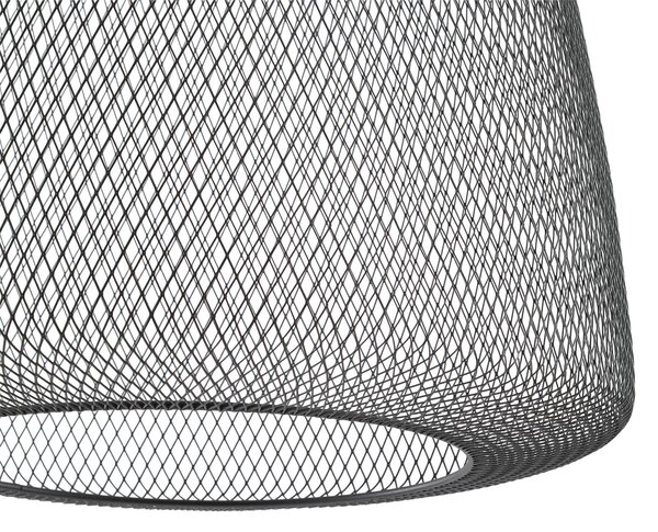 Żyrandol LED Lucande Korvyn, czarna, Ø 50 cm, regulacja jasności Korvyn Lucande, możliwość ściemniania, czarny, metal, design