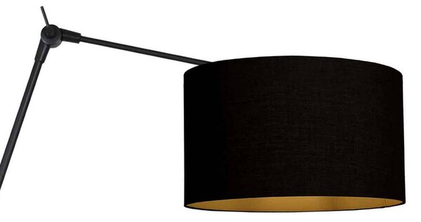 Steinhauer Kinkiet Prestige Chic, możliwość ściemniania, czarny, salon / jadalnia, metal