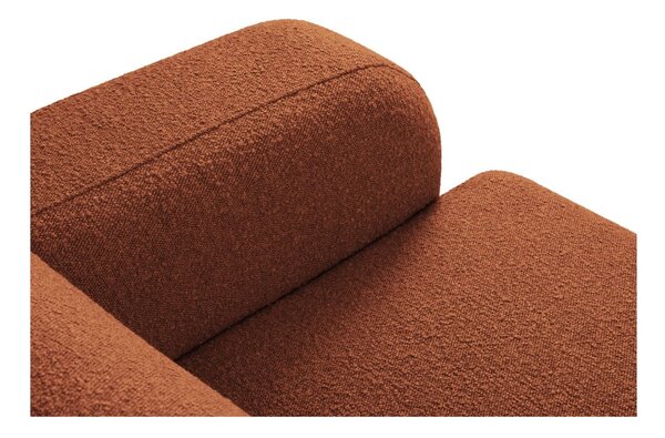 Brązowa sofa z materiału bouclé 170 cm Molino – Micadoni Home