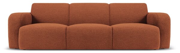 Brązowa sofa z materiału bouclé 235 cm Molino – Micadoni Home