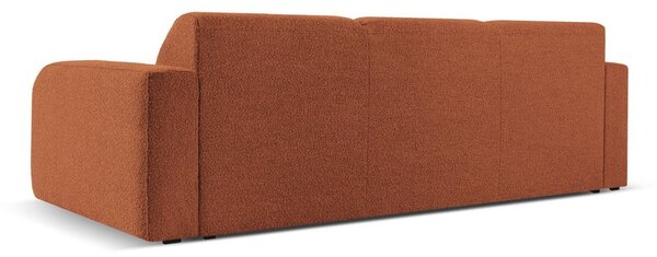 Brązowa sofa z materiału bouclé 235 cm Molino – Micadoni Home