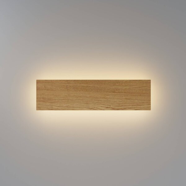 Maytoni Kinkiet BASIC TEXTURE, jasne drewno, salon / jadalnia, drewno, nowoczesny
