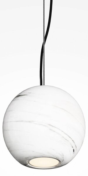 Maytoni Lampa wisząca BASIC TEXTURE, możliwość ściemniania, biały / opal, salon / jadalnia, kamień, nowoczesny