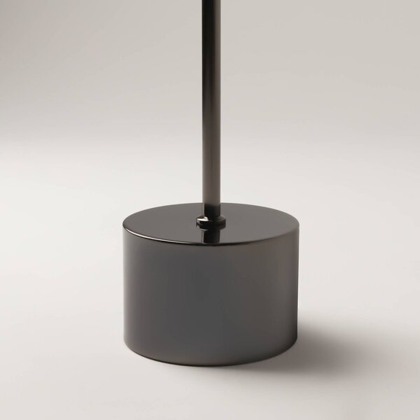 Maytoni Lampa stojąca DOUBLE MOON, możliwość ściemniania, aluminiowy / szary / cynkowy, salon / jadalnia, metal, nowoczesny