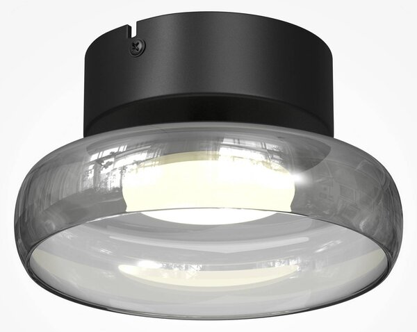 Maytoni Lampa sufitowa FLOAT, możliwość ściemniania, aluminiowy / szary / cynkowy, salon / jadalnia, szkło, nowoczesny