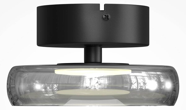 Maytoni Lampa sufitowa FLOAT, możliwość ściemniania, aluminiowy / szary / cynkowy, salon / jadalnia, szkło, nowoczesny