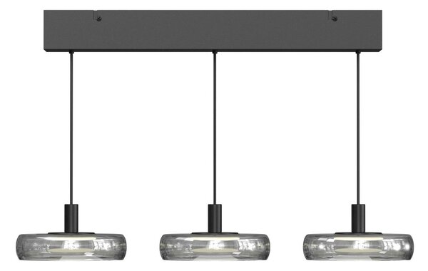 Maytoni Lampa wisząca FLOAT, możliwość ściemniania, aluminiowy / szary / cynkowy, salon / jadalnia, szkło, nowoczesny