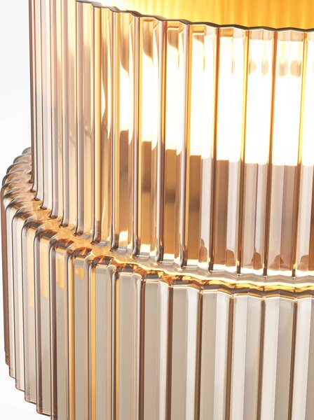 Maytoni Lampa sufitowa Scala, możliwość ściemniania, brązowy / rdzawy, salon / jadalnia, szkło, nowoczesny