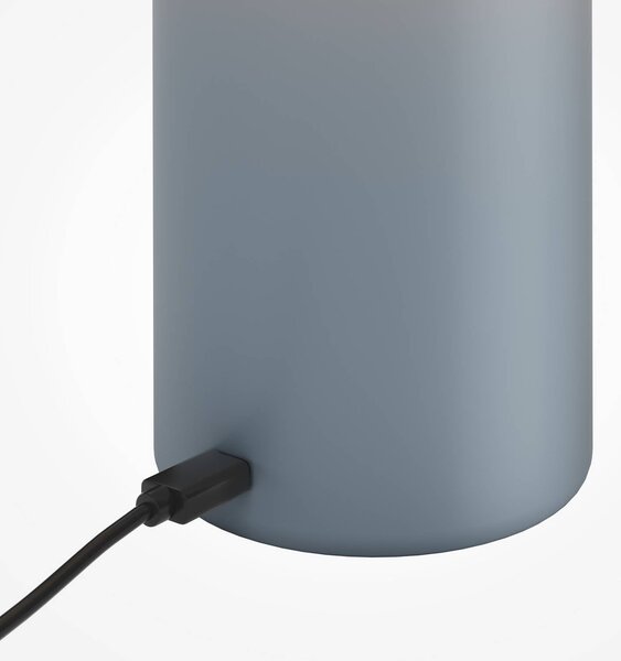Maytoni Lampa stołowa Topo, możliwość ściemniania, niebieski, salon / jadalnia, metal, nowoczesny