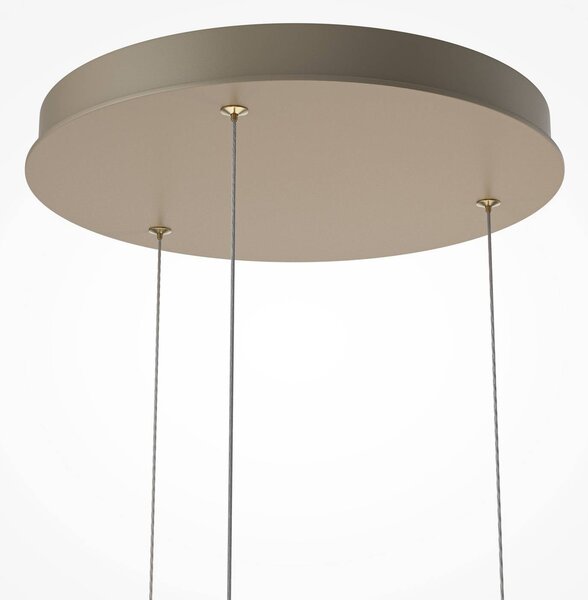 Maytoni Lampa wisząca Scala, możliwość ściemniania, brązowy / rdzawy, salon / jadalnia, szkło, nowoczesny