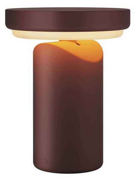 Maytoni Lampa stołowa Topo, możliwość ściemniania, czerwony, salon / jadalnia, metal, nowoczesny