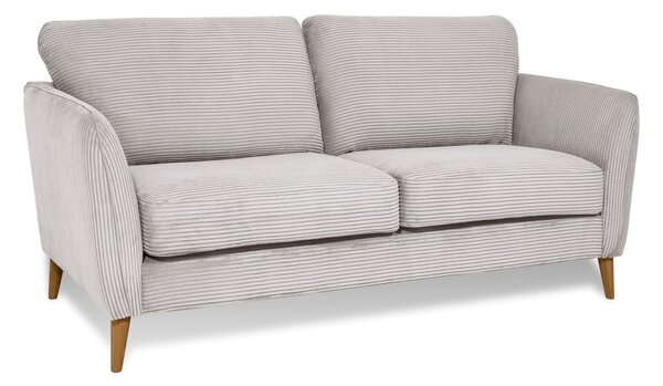 Jasnoszara sztruksowa sofa 170 cm Paris – Scandic