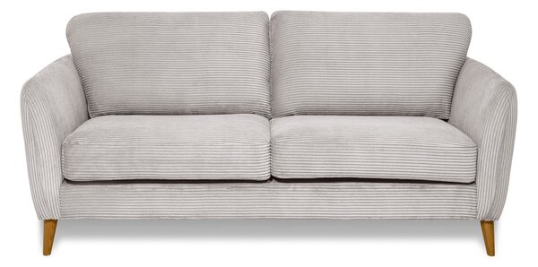Jasnoszara sztruksowa sofa 170 cm Paris – Scandic