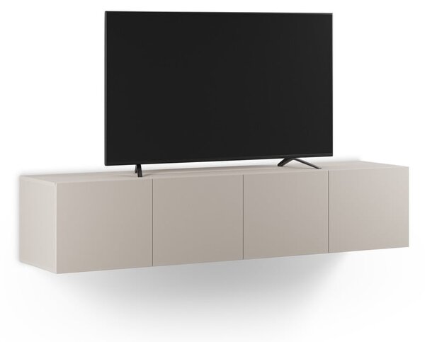Kremowa szafka pod TV 180x38x35 cm Daroca – Marckeric