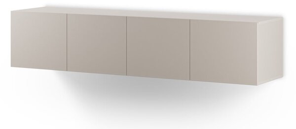 Kremowa szafka pod TV 180x38x35 cm Daroca – Marckeric