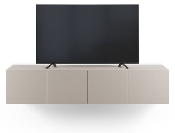 Kremowa szafka pod TV 180x38x35 cm Daroca – Marckeric