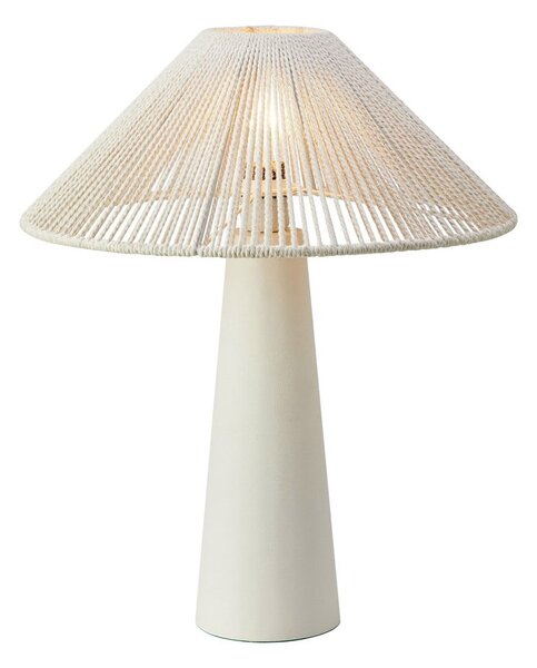 Beżowa lampa stołowa z tekstylnym kloszem (wysokość 50 cm) Favoro – Markslöjd