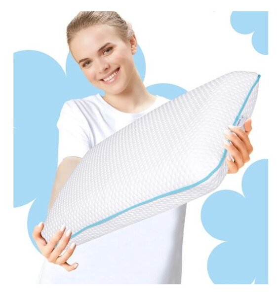 Poduszka ortopedyczna wypełniona pianką pamięciową 40x70 cm – Mila Home