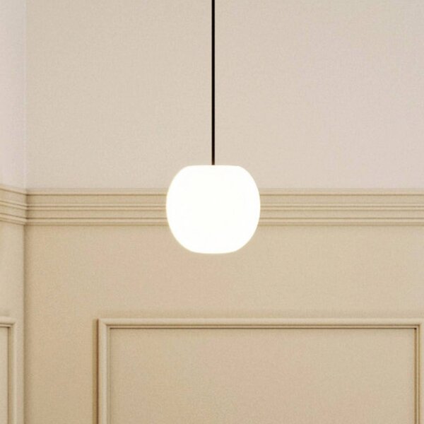 Casablanca Lampa wisząca Acai, możliwość ściemniania, biały / opal, salon / jadalnia, szkło