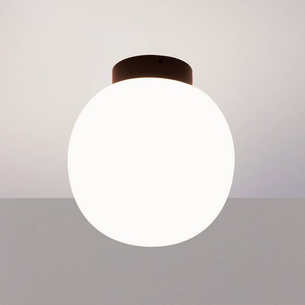 Casablanca Lampa sufitowa Acai, możliwość ściemniania, biały / opal, salon / jadalnia, szkło