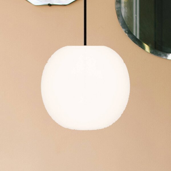Casablanca Lampa wisząca Acai, możliwość ściemniania, biały / opal, salon / jadalnia, szkło