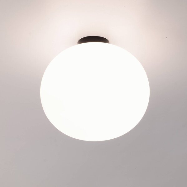 Casablanca Lampa sufitowa Acai, możliwość ściemniania, biały / opal, salon / jadalnia, szkło