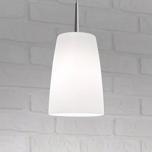 Casablanca Lampa wisząca Mesa, możliwość ściemniania, biały / opal, salon / jadalnia, szkło