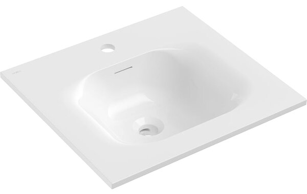 Mexen Vela umywalka wpuszczana w blat 51 x 46,5 cm, biała połysk - 25235000
