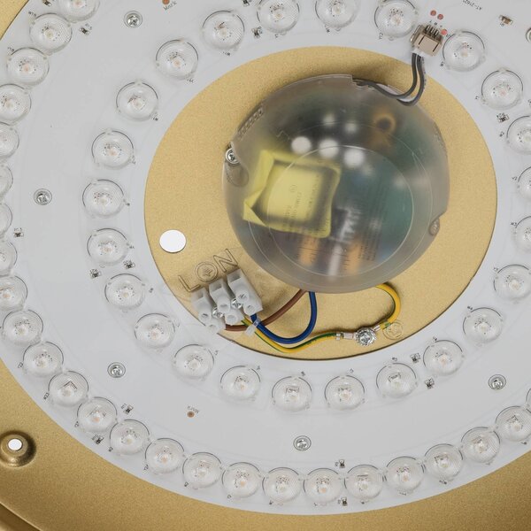 Lampa sufitowa LED Gracjan Lindby, możliwość ściemniania, czarny, salon / jadalnia, tworzywo sztuczne, nowoczesny