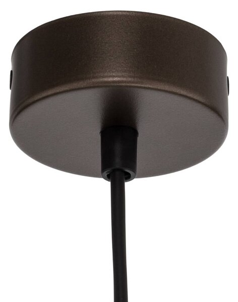 Lampa wisząca Oslo TK Lighting, możliwość ściemniania, brązowy / rdzawy, salon / jadalnia, metal, nowoczesny